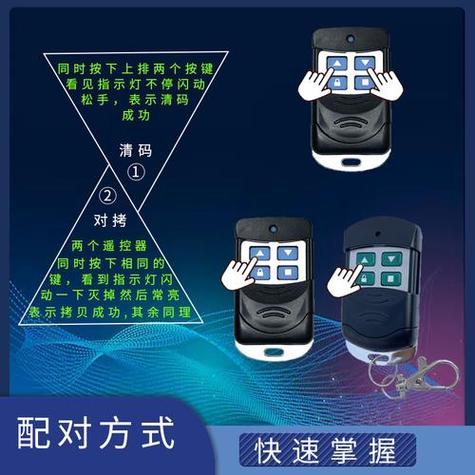 卷帘门遥控器按钮图解