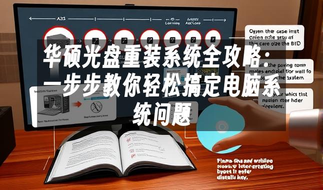 华硕电脑怎样放光盘视频
