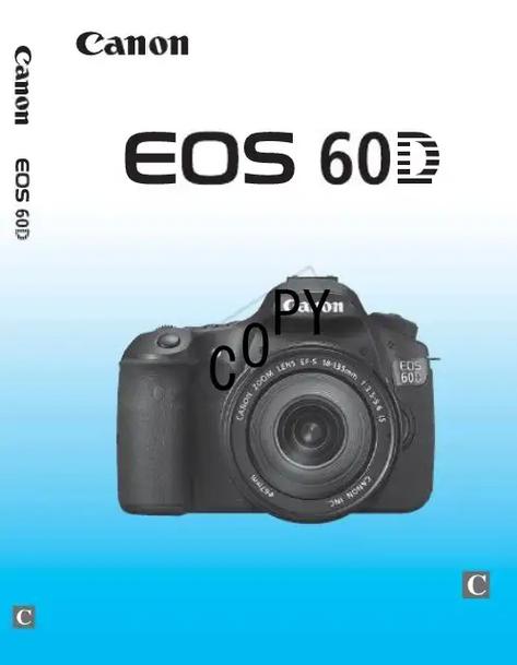 佳能相机eos60d的说明书
