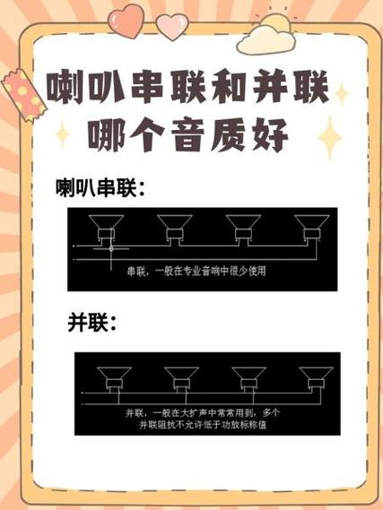 喇叭串联接线图