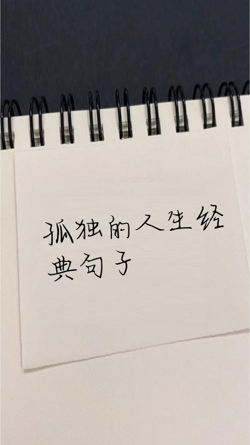 孤独语录经典短句
