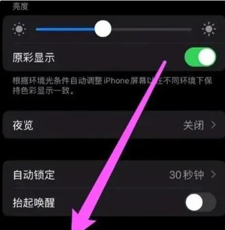 苹果手机设置一碰就亮