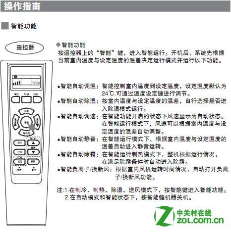 海尔小超人空调遥控器说明书