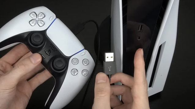 ps5手柄充电方法