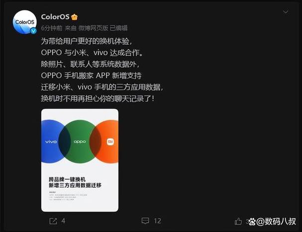 oppo转vivo数据迁移