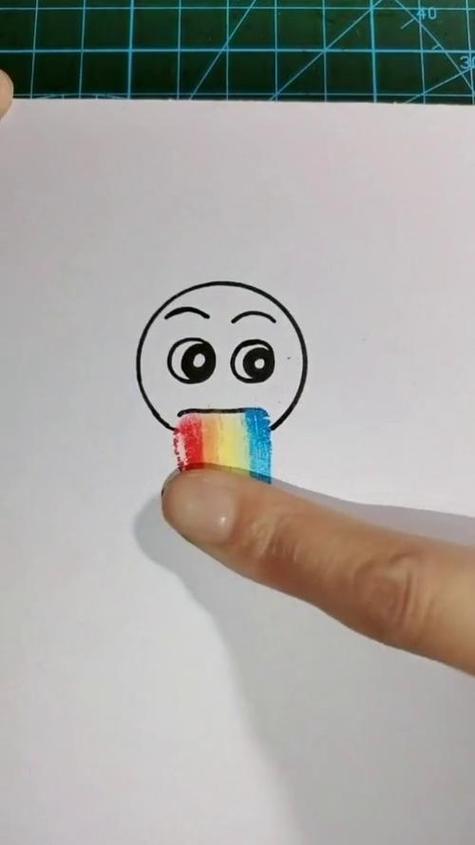 吐彩虹是夸人的意思吗