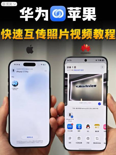 华为给苹果手机传输数据