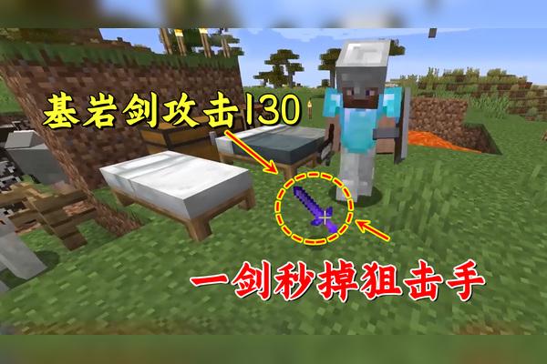 我的世界基岩剑vs无尽之剑
