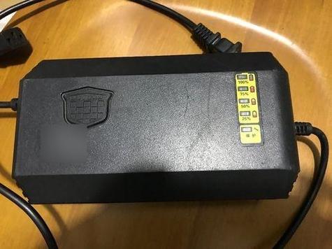 绿源电动车充电器一直亮绿灯