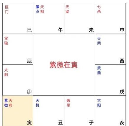 紫微星命盘