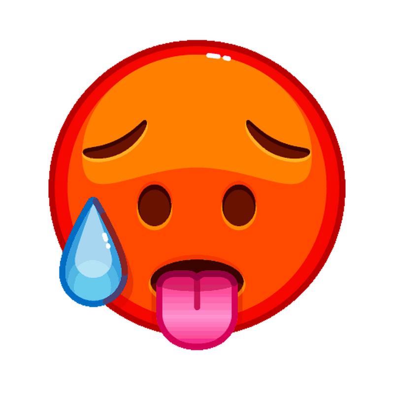 脸红流汗emoji怎么打