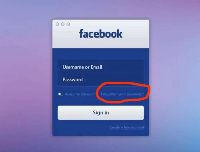 facebook登录入口
