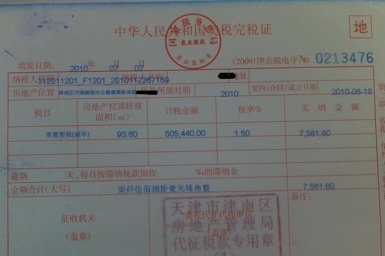 契税什么意思