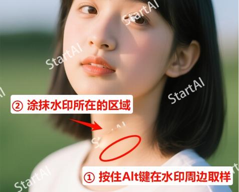 ps去掉水印不影响原图