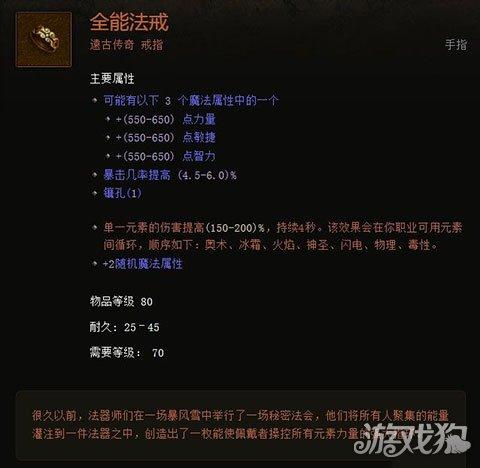 暗黑破坏神3属性详解