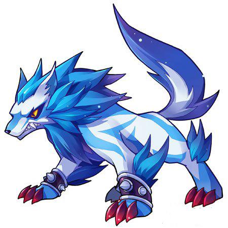 《御兽契约》冰雪狼王
