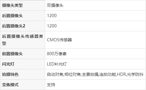 小米6参数详细参数配置表