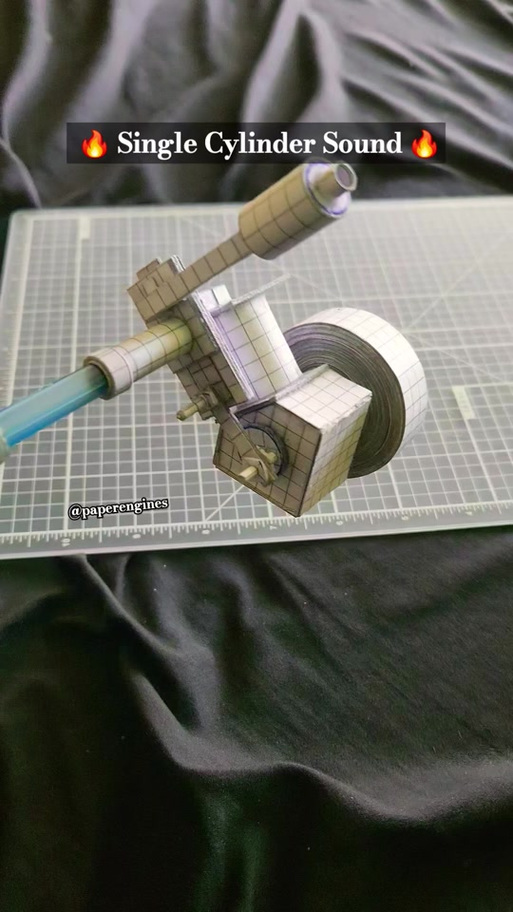 用纸做发动机