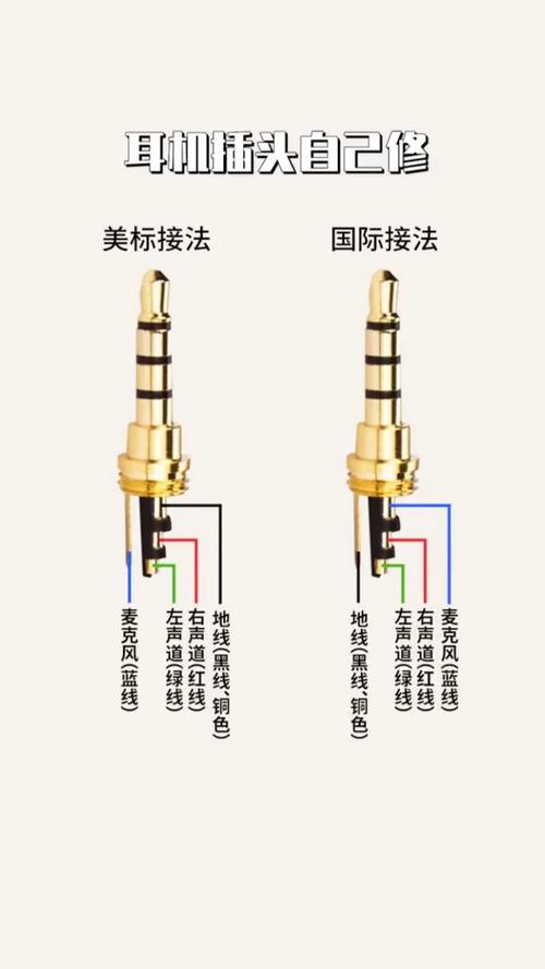 六线耳机插头接线图解