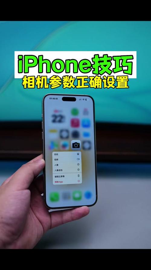 苹果拍照设置参数