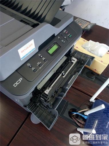 兄弟dcp7180dn墨粉清零步骤