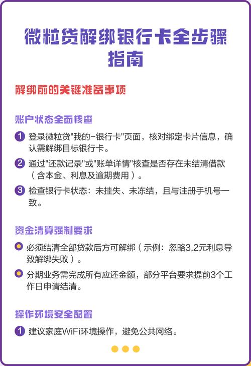 微粒贷解除绑定银行卡步骤