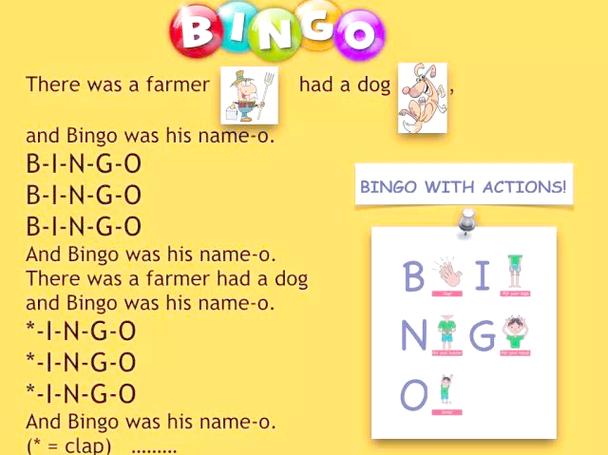 欢乐儿歌BINGO1