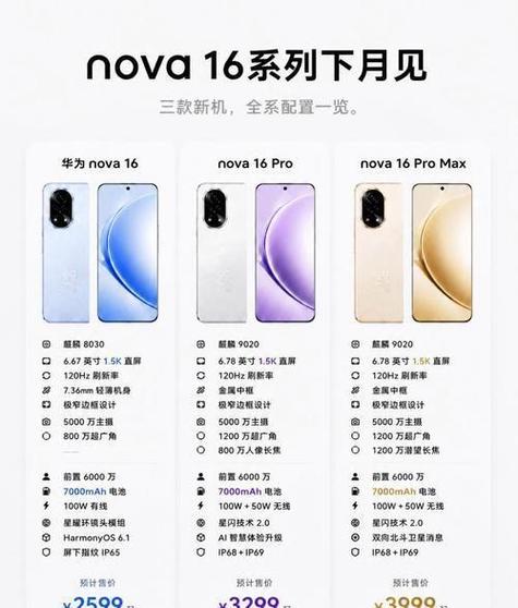 华为nova16多少钱价格