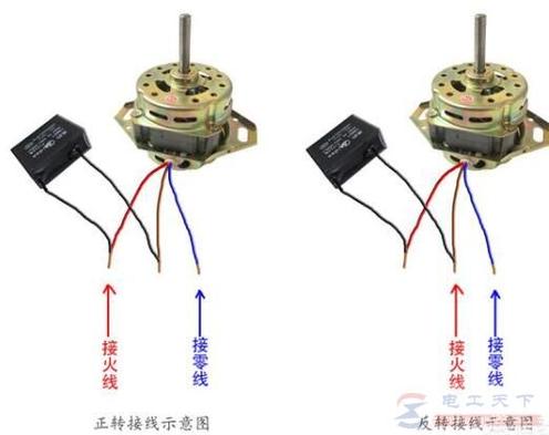 电风扇电容器接线图