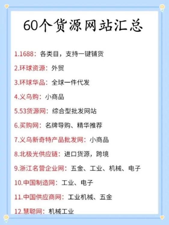 权益网站货源平台