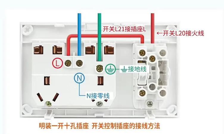 公牛插板2根接线方法图