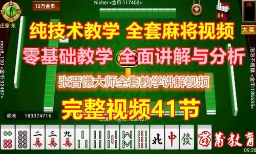 打麻将教学视频
