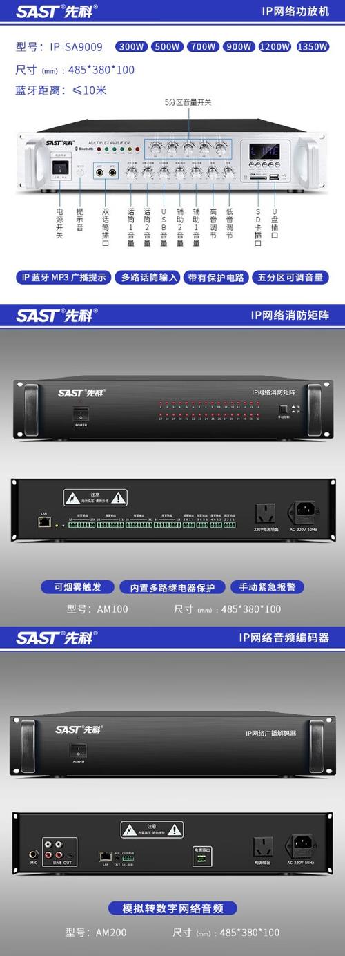先科功放说明书