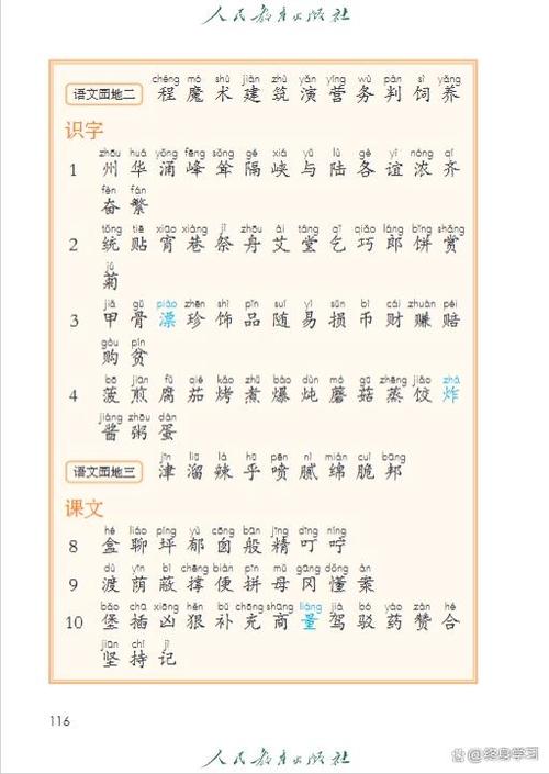语文二年级下册必背内容