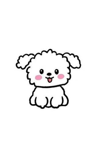卡通比熊犬