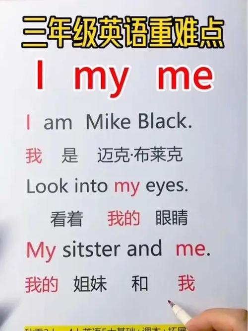 I和my的区别