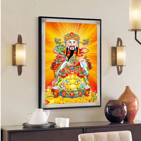 财神爷贴手机上好吗