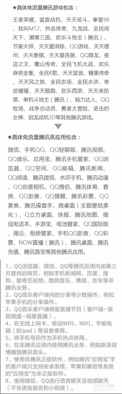 查询APP的免流范围