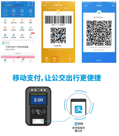 花呗可以坐公交车吗