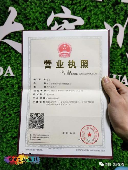 最旺财的营业执照名字