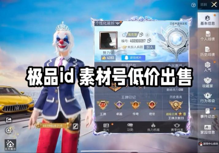 ・符号ID和平精英