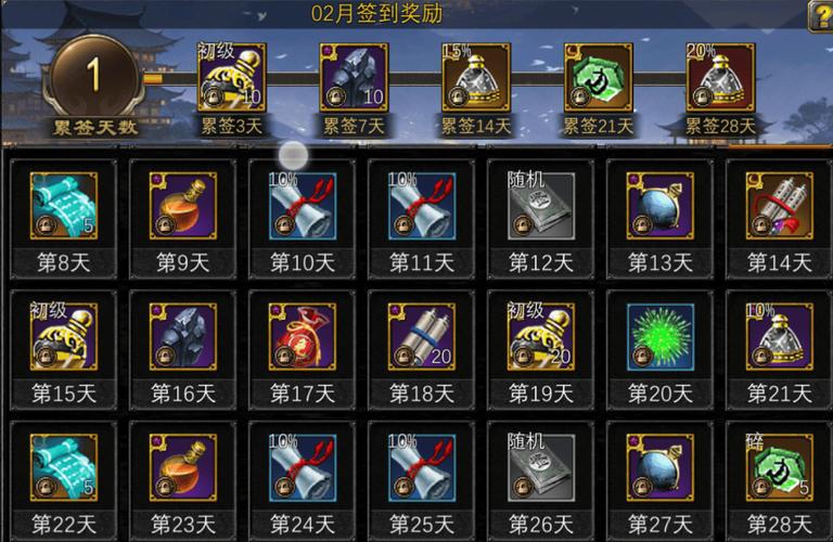 游戏的任务与资源奖励