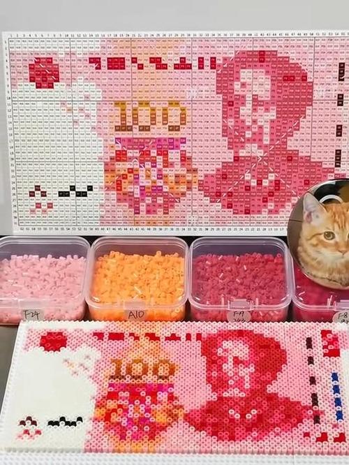 女生拼豆图100张