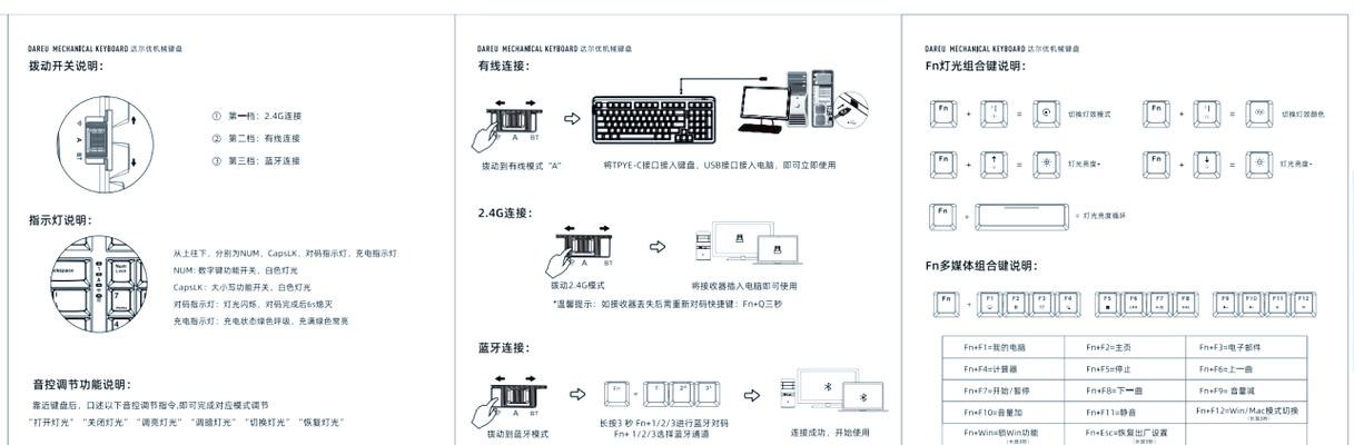 达尔优键盘灯按键开关
