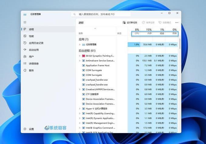 快速切换任务管理器