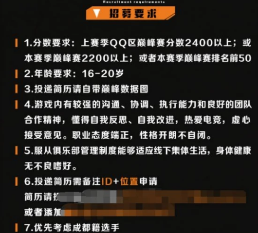 想打职业联赛应该有什么要求
