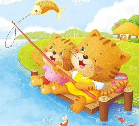 小猫钓鱼的故事