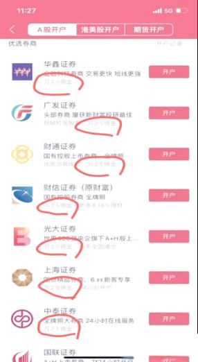 同花顺哪个证券开户佣金最低