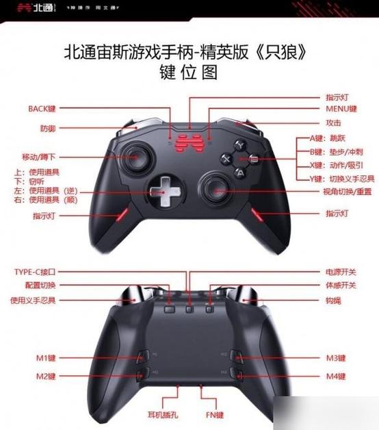游戏手柄使用说明