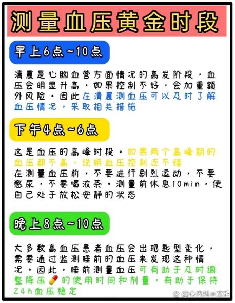 每天测血压最佳时间